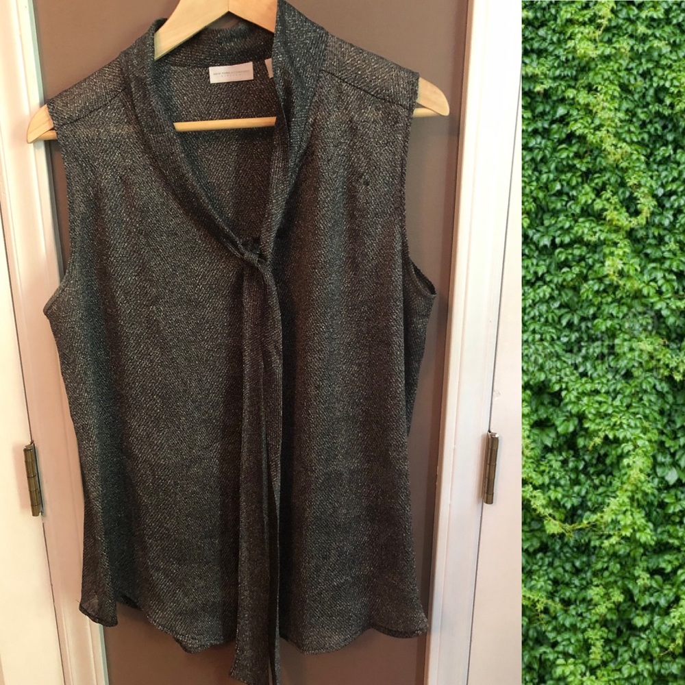 NY&C Sheer Tie-front Tank